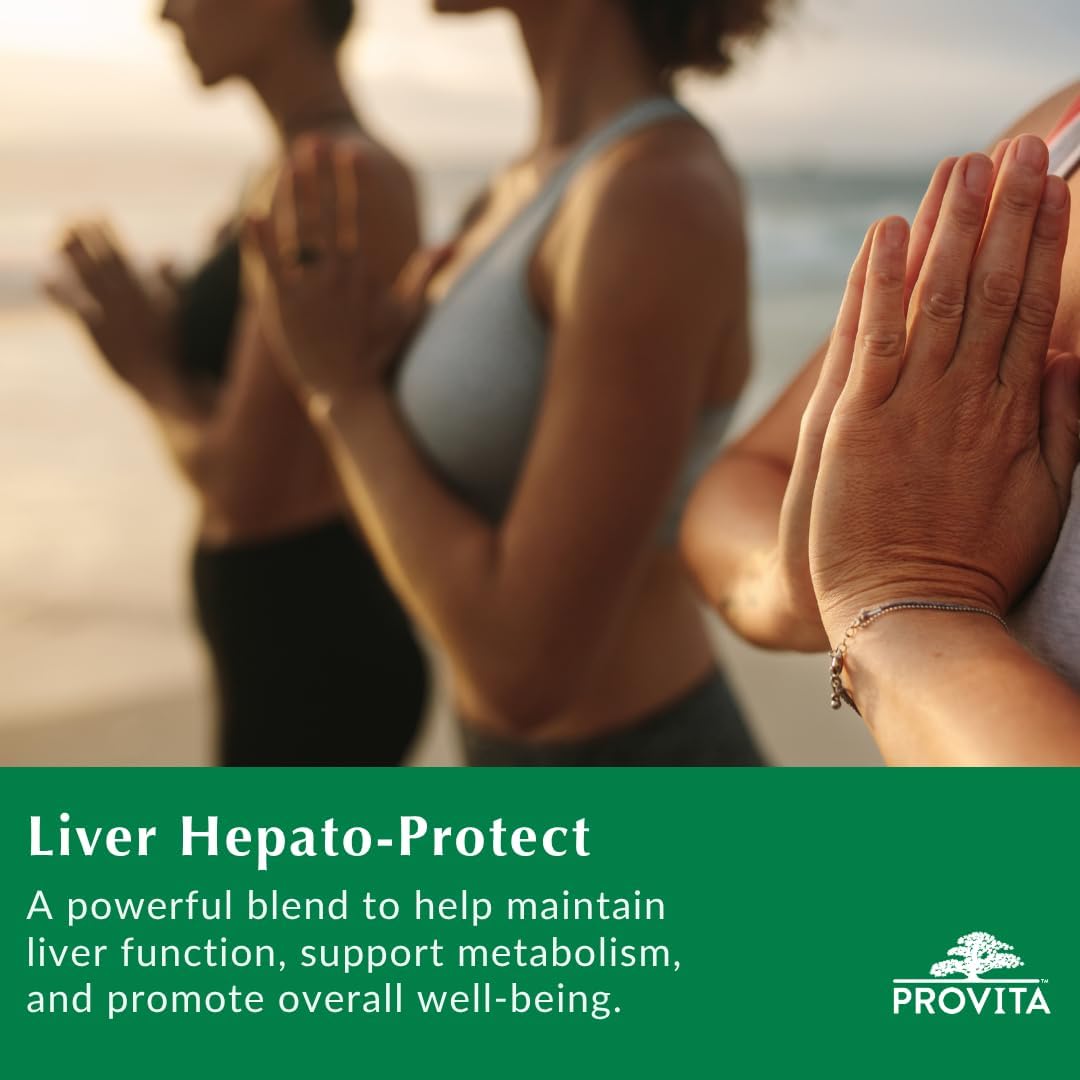 Provita Liver Hepato-Protect™ - Comprehensive Liver Detox & Regeneration Formula - Vegan & Non-Gmo (45 Capsules) : Health & Household