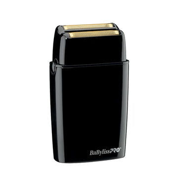 Babylisspro Metalfx Double Foil Shaver, Handheld Electric Razor For Travel, Portable Cordless Close Face Shaver For Head, Beard, & Neck