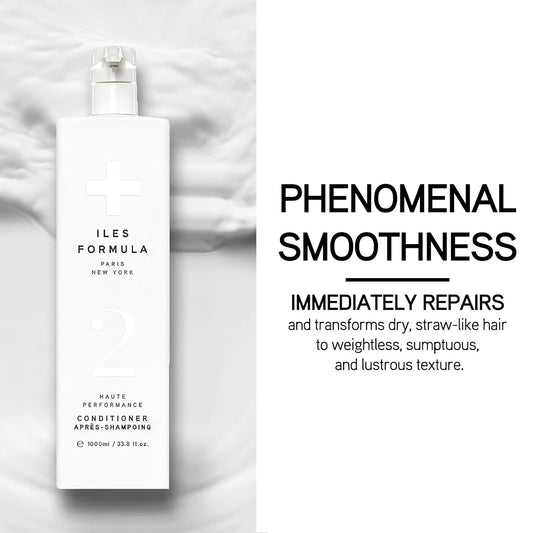 Iles Formula Hair Conditioner – Weightless, No Residue, Stops Breakage & Split Ends W/Tucuma Butter, Pracaxi Seed & Vitamins - Transforms Damaged Hair To Lustrous Texture, 6.8 Fl Oz (200 Ml)