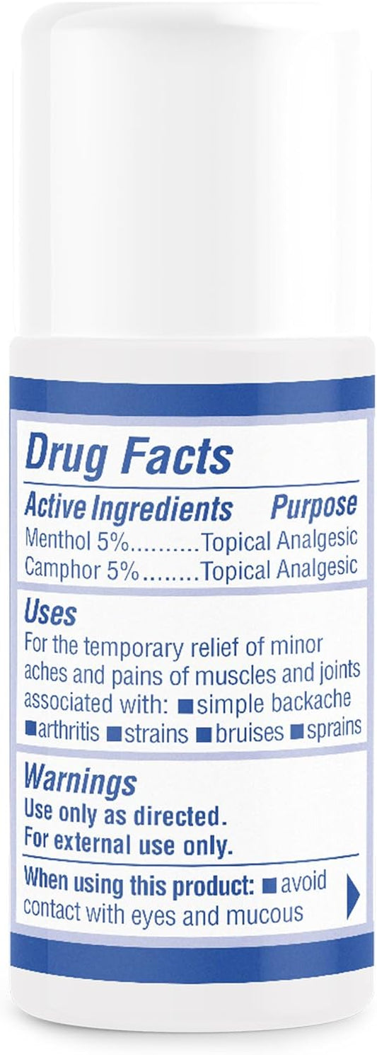 Asutra Recovery Roll-On Gel, 1.7 Oz | Warming & Cooling | With Menthol, Camphor And Magnesium