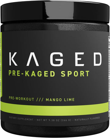 Kaged Athletic Sport Pre Workout Powder | Mango Lime | Energy Suppleme