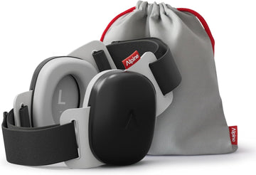 Alpine Muffy Baby Comfort - Ear Defenders For Babies And Toddlers - Ce & Ukca Certified - Unique Headband For Safe Fit & Comfort Multi-Adjustable For Ages Up To 48 Months - 24Db Sound Reduction, Black