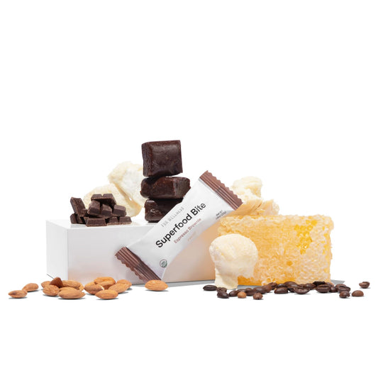 For Wellness Superfood Focus Bites (10 Count), Cocoa Espresso Brownie – Reduces Fatigue, Improves Digestion & Support Brain Function