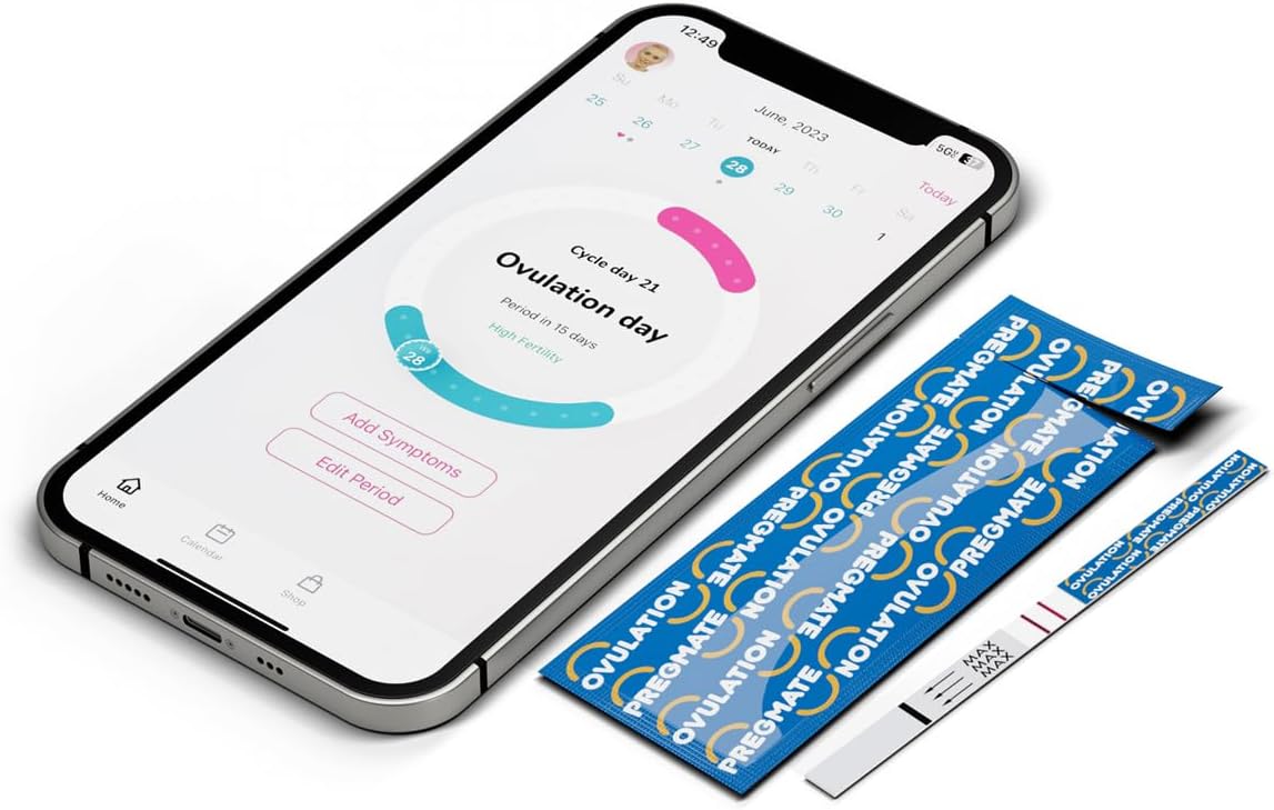 Pregmate 20 Ovulation Test Strips Predictor Kit (20 Count) : Health & Household