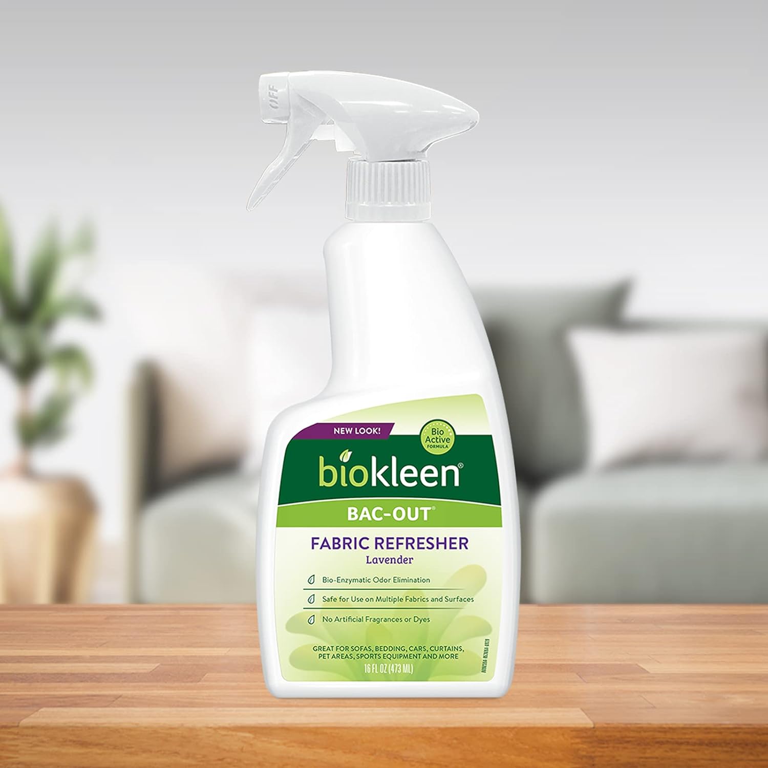 Biokleen Bac-Out Natural Fabric Refresher - Fresh Lavender - 16 oz : Everything Else