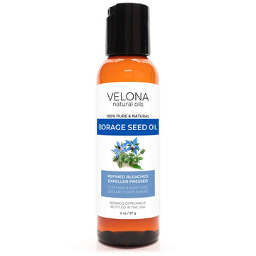 velona Borage Seed Oil 2 oz | 100% Pure and Natural Carrier Oil | Refined, Cold pressed | Skin, Face, Body, Hair Care | Use Today - Enjoy Results