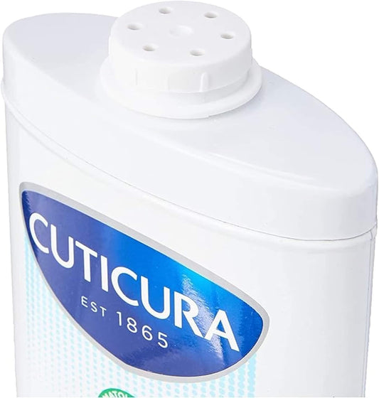 Cuticura Mildly Medicated Talcum Body Powder 250G, Many Uses Personal Hygiene, Sweat Control, Chafing & Friction Prevention, Itching Relief