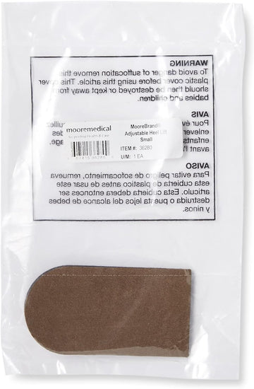 McKesson Adjustable Heel Lift for Men and Women - 3 Heights in One Lift - Size Small, Male Shoe Sizes 4 to 5, Female Shoe Sizes 5 to 6, 1 Count