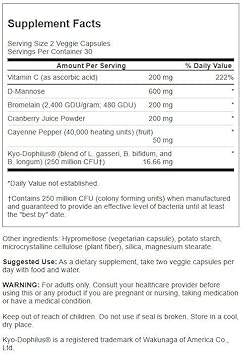 Swanson Urinary Tract Essentials 60 Veg Capsules (2 Pack)