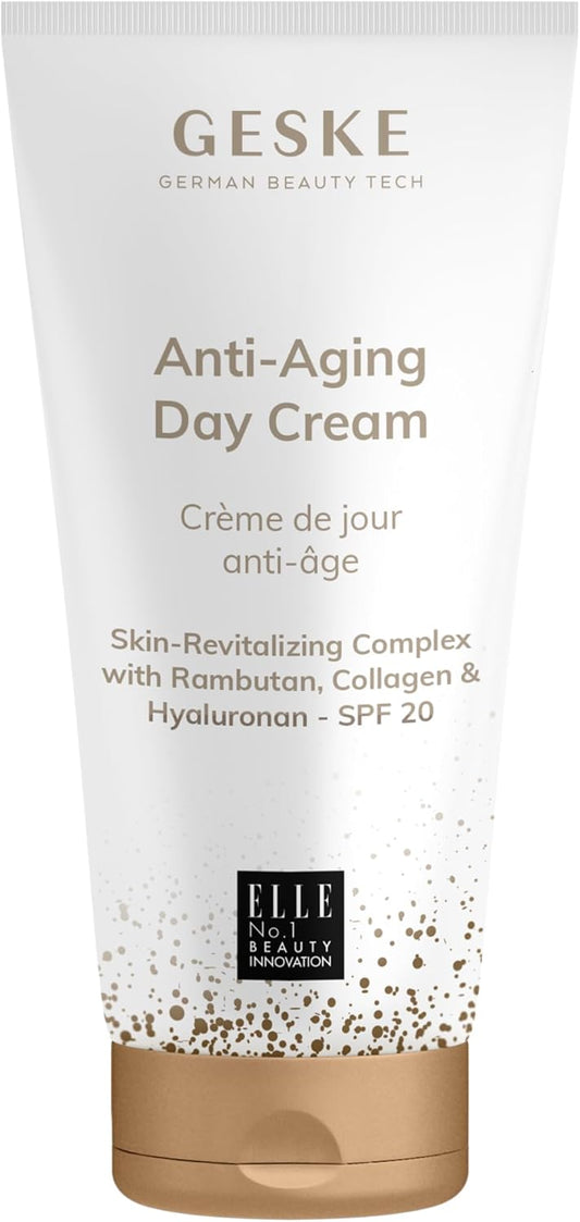 GESKE | Anti Aging Day Cream | SPF 20 | Moisturizing cream with hyaluron | Anti-Wrinkle Cream | Moisturizing Skin Cream | Vegan | Without animal testing | Complements GESKE SmartAppGuided⢠Devices : Amazon.co.uk: Beauty