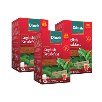 Dilmah English Breakfast - 150 Tea Bags - Robust Single Origin Ceylon Black Tea With Color, Strength And Aroma
