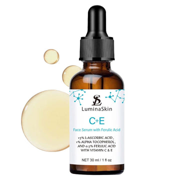 Vitamin C Serum - Vit Ce Serum With Ferulic Acid - Dark Spot Remover For Face, Even Skin Tone, Fine Lines & Wrinkles, Anti Aging Facial Serum 1 Fl Oz