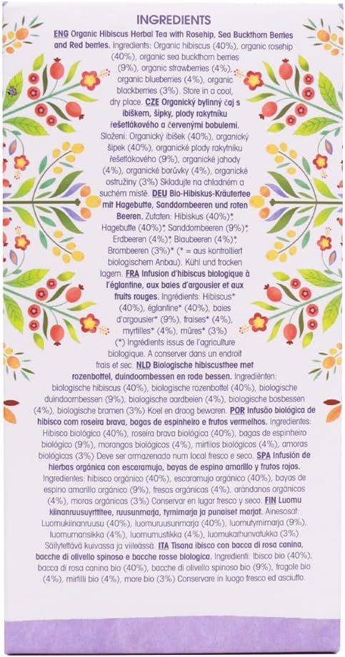 English Tea Shop Organic Youthful Me - 20 Paper Tea bag sachets : Amazon.co.uk: Grocery