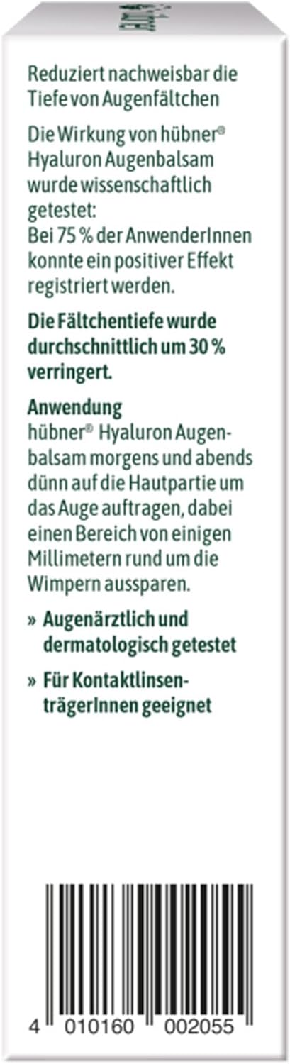 Hübner - Eye Balm Plus - 15 Ml