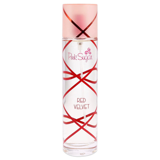 Pink Sugar Red Velvet Perfume For Women, Eau De Toilette, Body Mist, Sweet And Fruity Long-Lasting Scent, Notes Of Floral, Strawberry, And Caramel