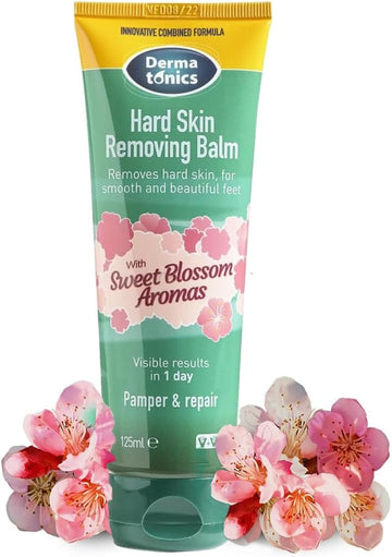 Dermatonics Hard Skin Removing Balm | Suitable For Diabetics | With Sweet Blossom Aromas | Contains Moisturising Shea Butter And Hydrating Swedish Oat Lipid | 125 Ml