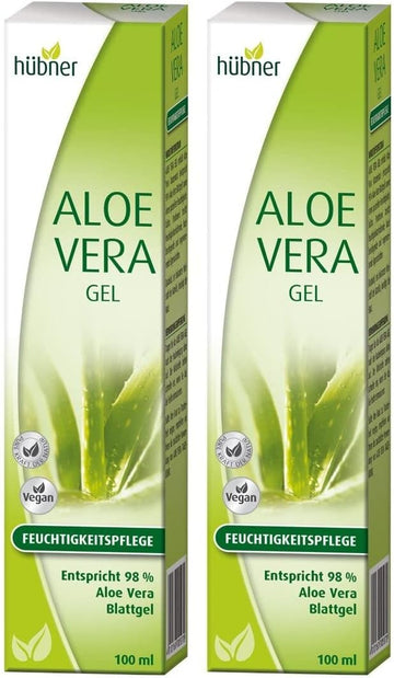 Hübner Aloe Vera Gel Body Gel - Double Pack (2 X 50 Ml)