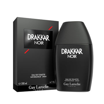Guy Laroche Drakkar Noir Iconic Designer Fragrance - Intense & Powerful Eau De Toilette - Fougere Blend & Aromatic Spices - Long Lasting Mens Cologne - Day And Evening Scent