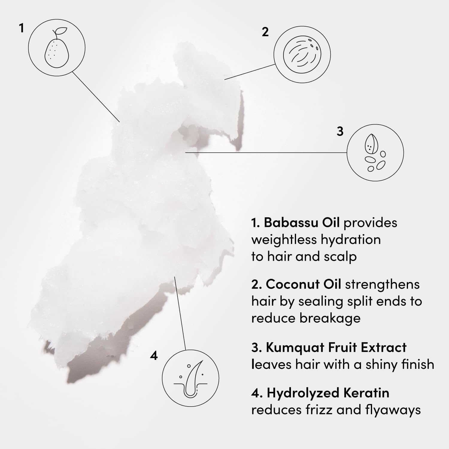 Ouai Thick Shampoo + Conditioner Set - Fight Frizz And Nourish Dry, Thick Hair With Keratin, Marshmallow Root, Shea Butter & Avocado Oil - Free Of Parabens, Sulfates & Phthalates - 300 Ml Each