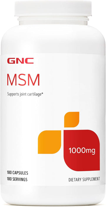 Gnc Msm 1000Mg, 90 Capsules, Supports Joint Cartilage