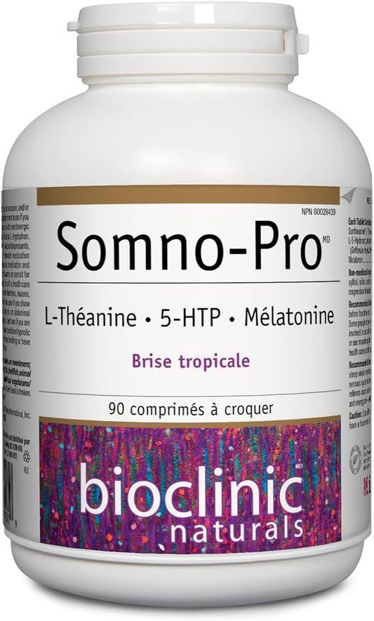 Bioclinic Naturals - Somno-Pro Tropical Breeze - 90 Chewable Tablets