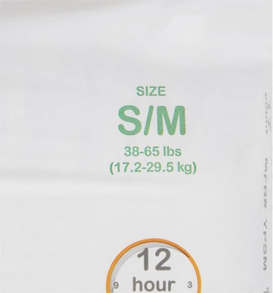 McKesson Youth Pants, Overnight Pediatric Pull Up Pants for Boys or Girls, Disposable Training Pant, 12 Hour Protection - Size Small/Medium, 38-65 lbs, 17 Count, 1 Pack