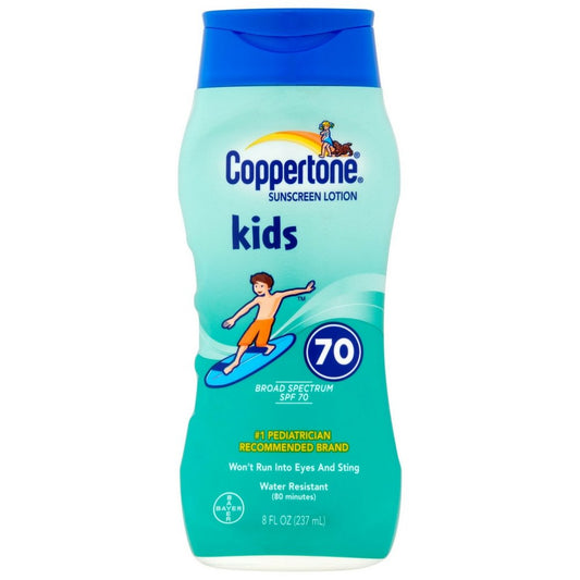 Coppertone Kids Sunscreen Lotion Spf 70+ 8 Oz