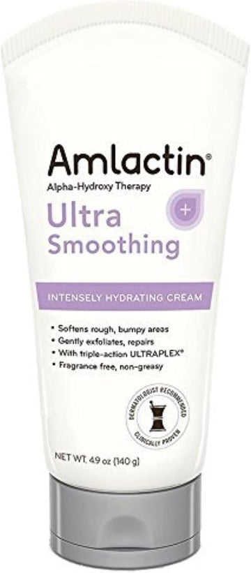 Amlactin Hydrating Body Cream Fragrance Free, 3 Count
