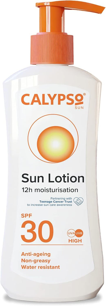 Calypso Sun Lotion Spf30, 24 Hours Moisturisation, Anti Ageing, Water Resistant, 200Ml