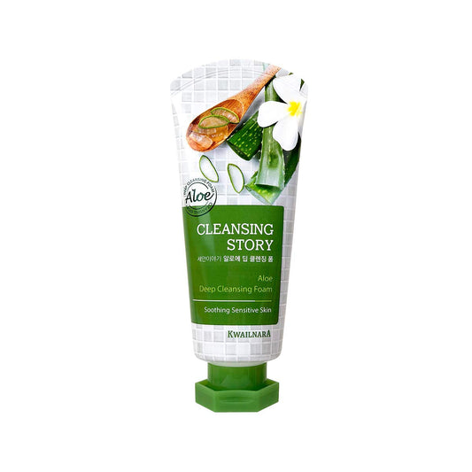 Cleansing Story Natural Facial Deep Foam Cleansing - Aloe : Beauty & Personal Care