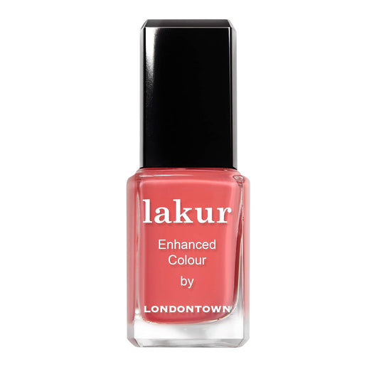 Londontown Muted Matte Clay Glossy Nail Polish, Savanna Lakur, Vegan Chip-Resistant Long-Lasting Nail Lacquer