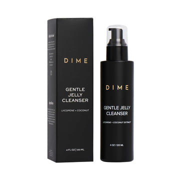 Dime Beauty Gentle Jelly Cleanser, Hydrating Facial Cleanser And Makeup Remover With Vitamin E, Sensitive Skin Face Wash, 4 Oz / 120 Ml