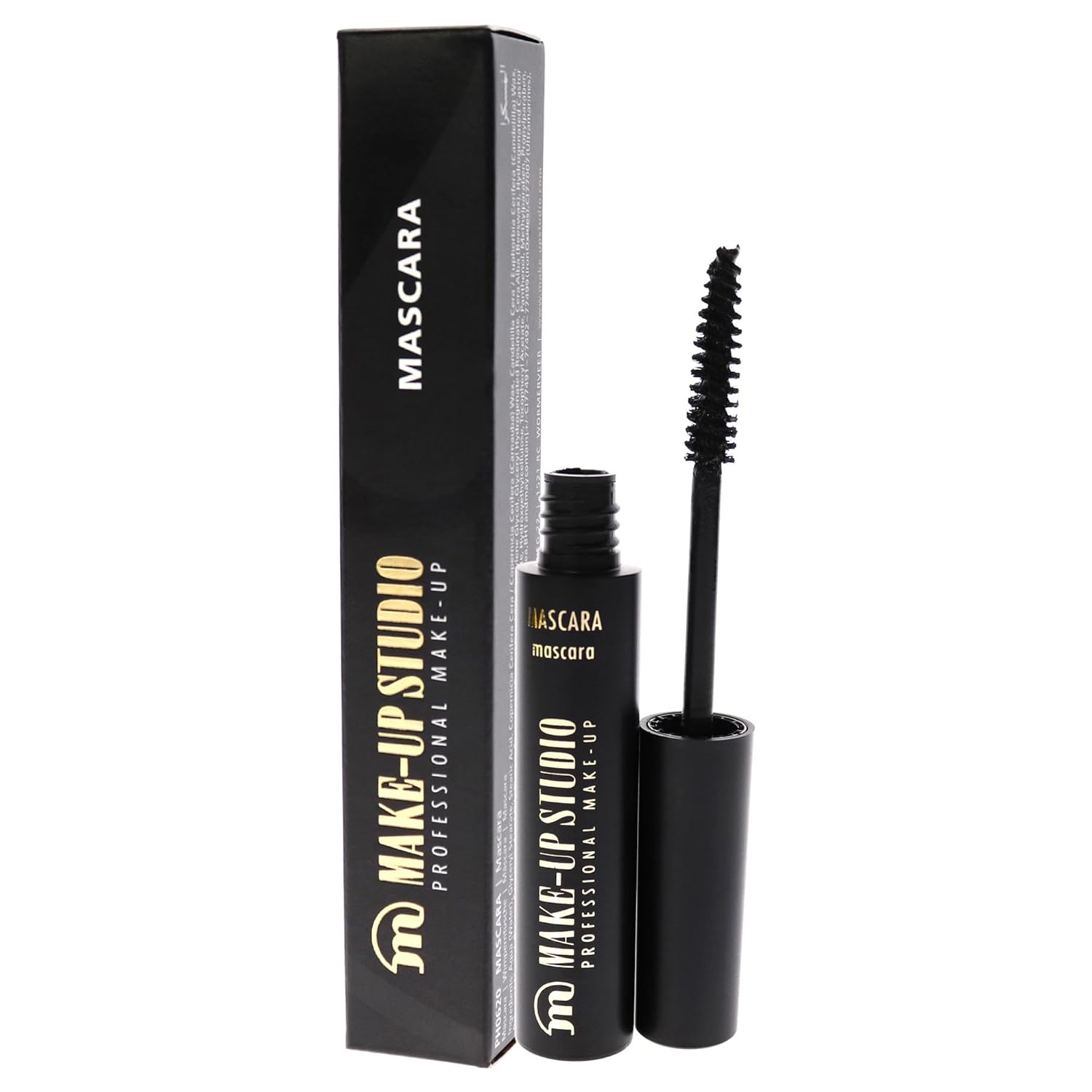 Make-Up Studio Professional Amsterdam Mascara - Clump-Free - Perfectly Seperates Lashes - Provides An Enhanced Lifting Effect - Adds Instant Volume - Moisturizes Lashes - 1 Black - 0.34 Oz,Mus-1 : Beauty & Personal Care