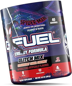 G Fuel Across The Spider-Verse Energy Powder, Sugar Free Clean Caffein