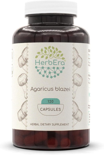 Agaricus Blazei 60 Capsules, 500 Mg, Agaricus (Agaricus Blazei Murill) Dried Mushroom (60 Capsules)