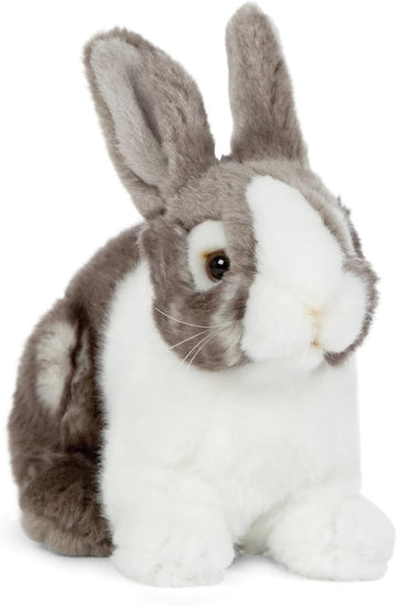 Living Nature Brown Pet Rabbit, Realistic Soft Cuddly Bunny Toy, Naturli Eco-Friendly Plush, 20Cm