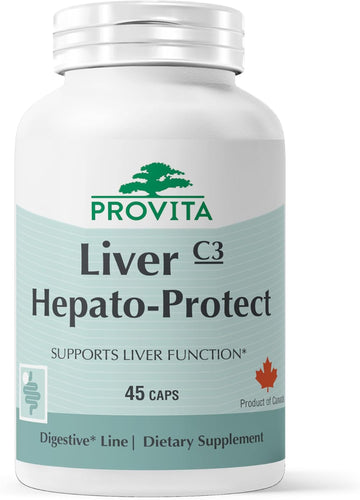 Liver Hepato-Protect™ - Comprehensive Liver Detox & Regeneration Formula - Vegan & Non-Gmo (45 Capsules)