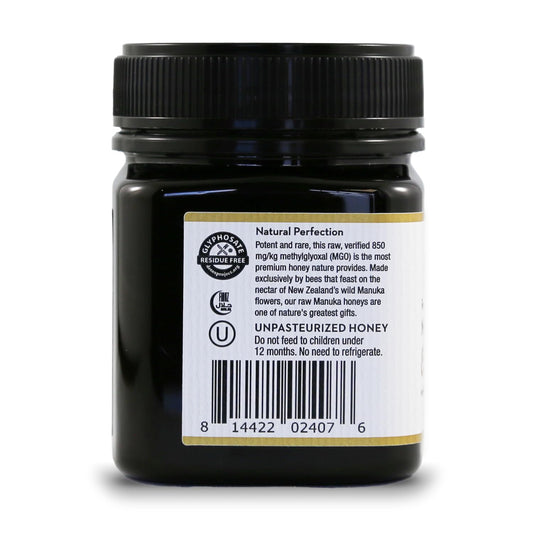 Wedderspoon Raw Premium Manuka Honey, Mgo 850, 8.8 Oz, Unpasteurized New Zealand Honey, Traceable From Our Hives To Your Home