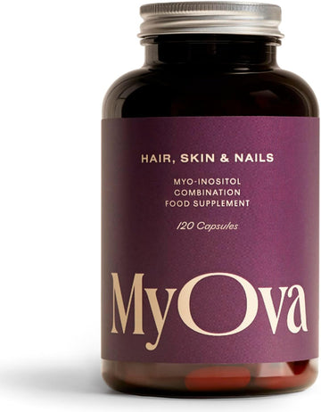 Myova Hair, Skin & Nails Pcos Supplement - 30-Day Supply - 2000Mg Myo-Inositol For Pcos Support - Complex Has Biotin, Zinc, Vitamin A And C To Support Strong Hair, Skin & Nails β Uk Manufactured