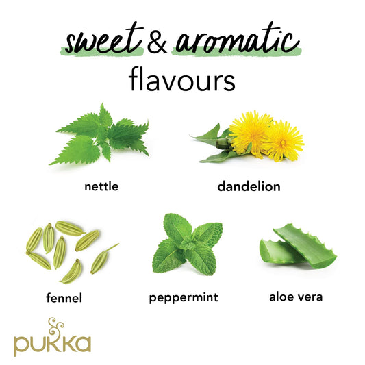 Pukka Organic Cleanse 20 Teabags (Pack Of 4, Total 80 Teabags)