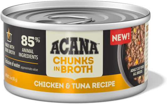 Acana Chunks In Broth Chicken & Tuna Recipe, 3Oz