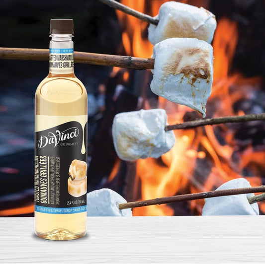 Davinci Gourmet Sugar-Free Toasted Marshmallow Syrup, 25.4 Fluid Ounce (Pack Of 4)