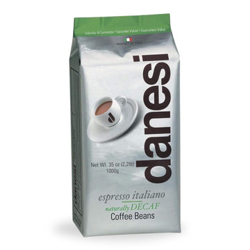 Danesi Caffe Italian Whole Coffee Beans - Espresso Coffee Beans And Medium Roast Whole Bean - Perfect For Espresso Machines, French Press, And Home Brewing - Decaf (2.2 Lb)