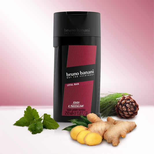 Bruno Banani Loyal Man - Shower Gel - Fresh Fruity Men'S Shower Gel - Maximum Long Lasting Fragrance - 250 Ml