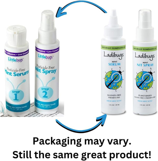 Lice Treatment 3-Step Easy Elimination Kit - Comb, Serum, Spray | Best Natural Head Lice & Nit Remover | Safe Removal For Kids, Mom, Family | Treat Head Lice Pesticide-Free