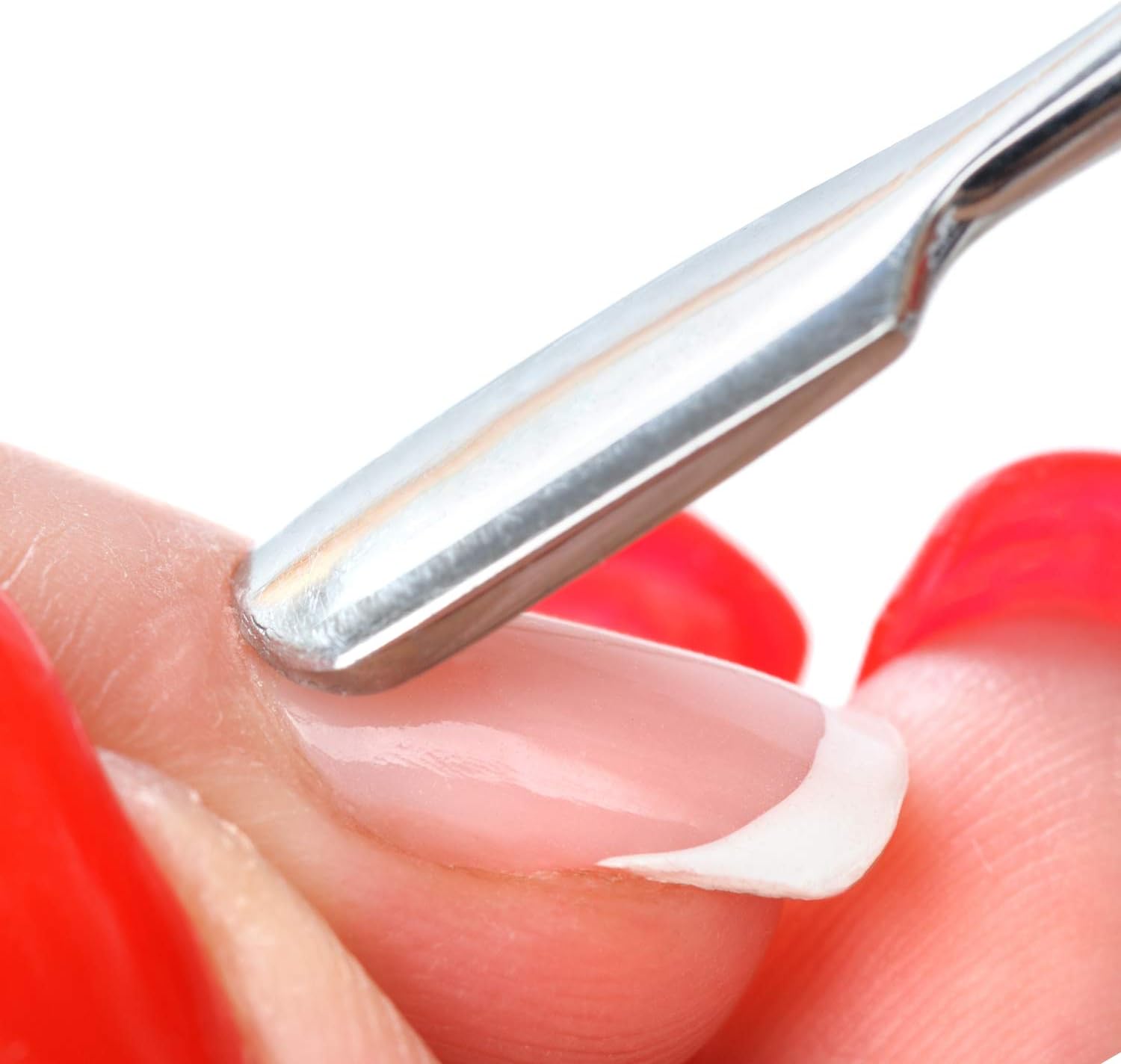 Mylee Professional Stainless Steel Dual Tool Cuticle Pusher Double End Manicure Pedicure Nail Cleaner Gel Polish Remover : Amazon.co.uk: Beauty