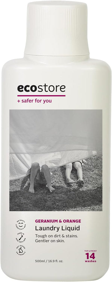 Ecostore Laundry Liquid (Geranium & Orange) 500Ml Liquid Detergent For Washing