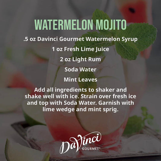 Davinci Gourmet Classic Watermelon Syrup, 25.4 Fluid Ounce (Pack Of 4)