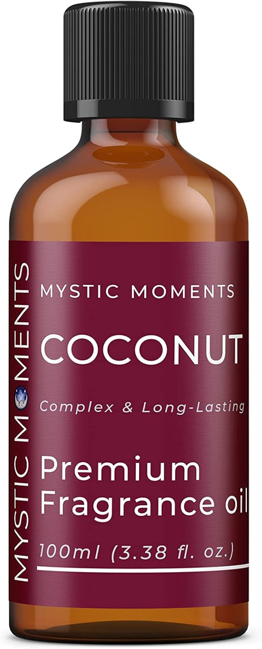 Mystic Moments | Coconut Fragrance Oil - 100Ml - Perfect For Soaps, Candles And Skin & Hair Care Items