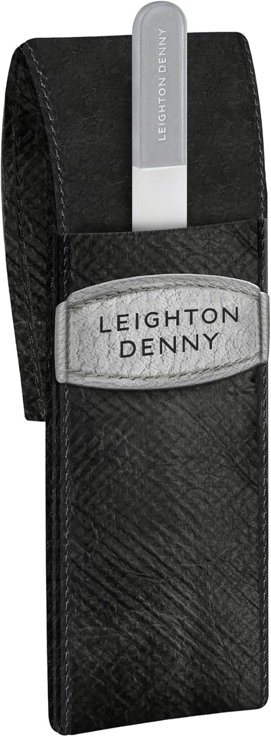 Leighton Denny Mini Travel Crystal Nail File (90Mm) With Case